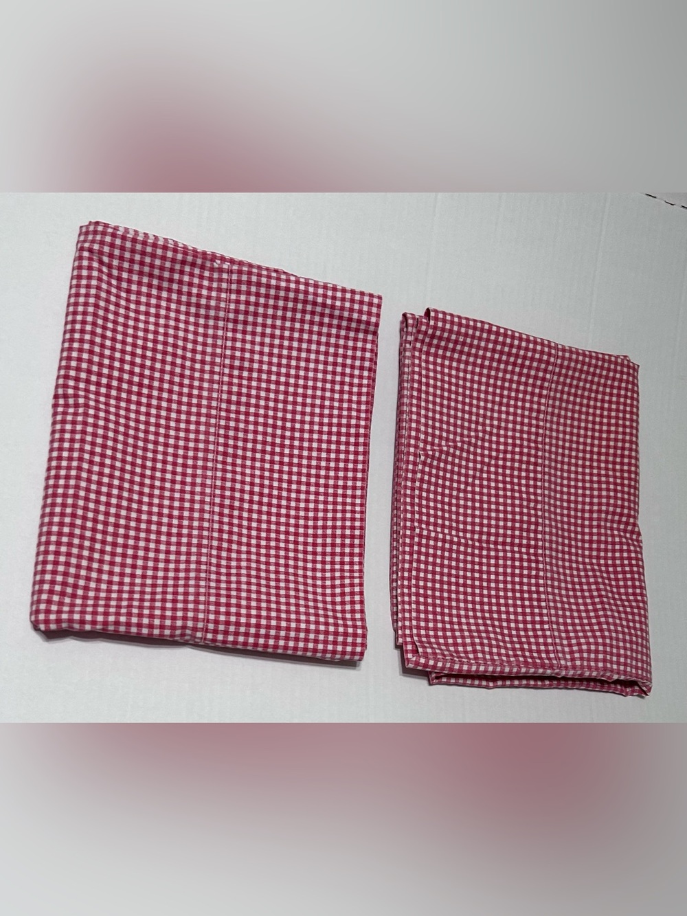VTG JC Penny Home Collection Premium 2 QUEEN Pillowcases Cotton Blend Made USA